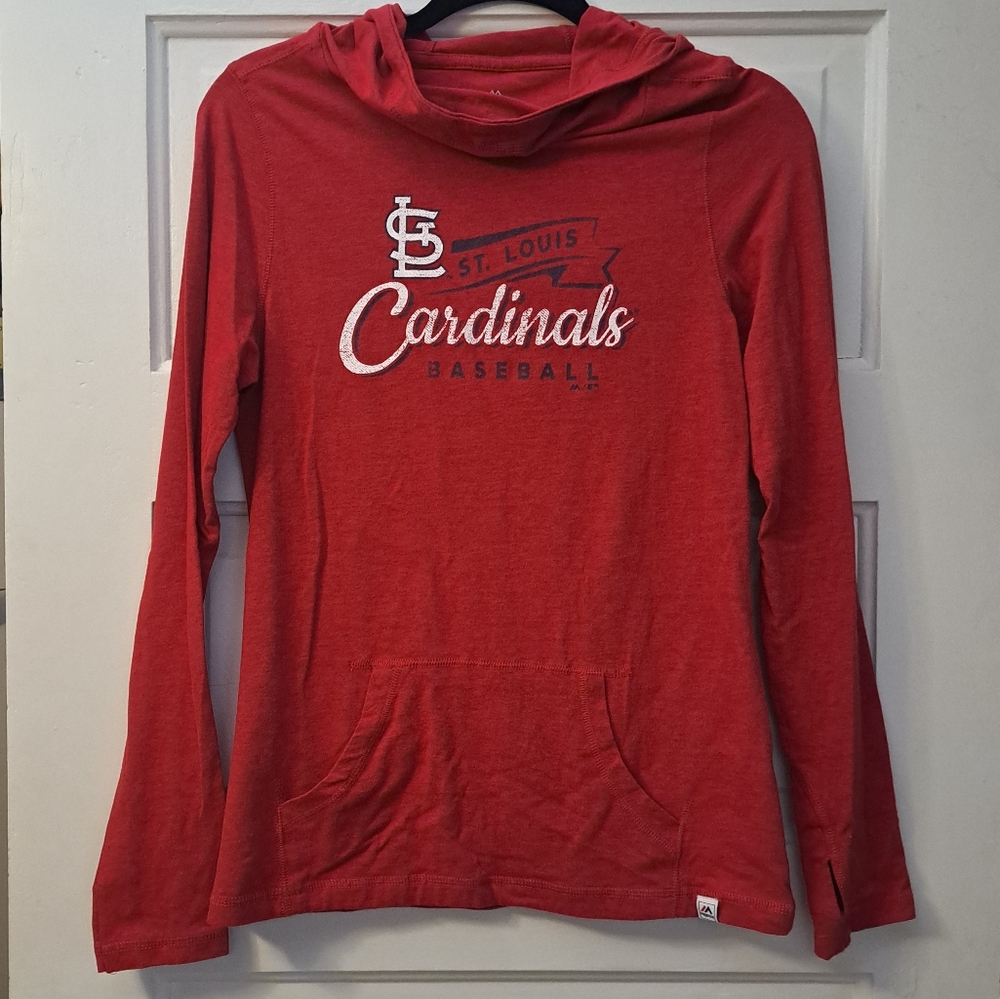 Womens Cardinals Hooded Shirt